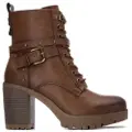 Refresh for woman. 17291601-CAMEL Ankle boots 172916 brown (38), 5 to 8 cm, Zip, Casual