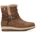 Refresh for woman. 17325002-CAMEL Ankle boots 173250 brown (36), 1 to 3 cm, Zip, Casual