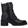 Carmela for woman. 16257002-NEGRO Leather Ankle Boots 162570 black (37), 3 to 5 cm, Zip, Casual