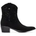 Xti for woman. 14430901-NEGRO Ankle boots 144309 black (39), 3 to 5 cm, Zip, Casual