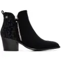 Xti for woman. 14464702-NEGRO Ankle boots 144647 black (36), 3 to 5 cm, Zip, Casual