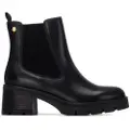 Carmela for woman. 16257302-NEGRO Leather Ankle Boots 162573 black (36), 3 to 5 cm, Zip, Casual