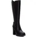 Refresh for woman. 17092501-NEGRO Boots 170925 black (39), 8 to 10 cm, Zip, Casual