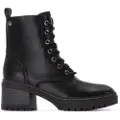 Xti for woman. 14445402-NEGRO Ankle boots 144454 black (38), 3 to 5 cm, Zip, Casual