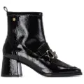 Carmela for woman. 16253802-NEGRO Ankle boots 162538 black (40), 3 to 5 cm, None, Casual, Patent Leather