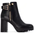 Xti for woman. 14058301-NEGRO Ankle boots 140583 black (40), 8 to 10 cm, Zip, Casual
