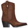 Xti for woman. 14471802-CAMEL Boots 144718 brown (38), 3 to 5 cm, Zip, Casual