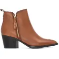 Carmela for woman. 16258502-CAMEL Ankle boots 162585 brown (39), 3 to 5 cm, Zip, Casual