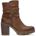 Refresh for woman. 17291701-CAMEL Ankle boots 172917 brown (37), 5 to 8 cm, Zip, Casual