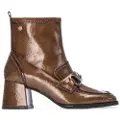 Carmela for woman. 16253801-TAUPE Ankle boots 162538 brown (37), Black, 3 to 5 cm, None, Casual, Patent Leather