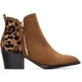 Xti for woman. 14464701-CAMEL Ankle boots 144647 brown (40), 3 to 5 cm, Zip, Casual
