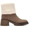 Carmela for woman. 16265901-TAUPE Leather Ankle Boots 162659 brown (41), 3 to 5 cm, Suede, Zip, Casual