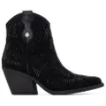 Xti for woman. 14446503-NEGRO Ankle boots 144465 black (39), 3 to 5 cm, Zip, Casual