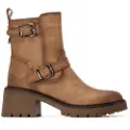 Refresh for woman. 17297303-BEIGE Ankle boots 172973 brown (36), 3 to 5 cm, Zip, Casual
