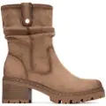 Refresh for woman. 17302102-BEIGE Ankle boots 173021 brown (37), 3 to 5 cm, Zip, Casual