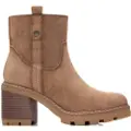 Refresh for woman. 17303204-BEIGE Ankle boots 173032 brown (37), 5 to 8 cm, Zip, Casual