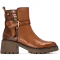 Carmela for woman. 16256501-CAMEL Leather Ankle Boots 162565 brown (38), 3 to 5 cm, Zip, Casual
