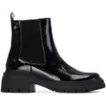 Xti for woman. 14429701-NEGRO Ankle boots 144297 black (35), Flat, Zip, Casual