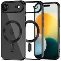TechProtection iPhone Air MagFlex-deksel - MagSafe-kompatibelt - klar / svart