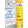 Avery L7970-25, Hvit, Avrundet rektangel, 63.5 x 33.9 mm, A4, Papir, Universell