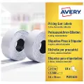 Avery PLR1626 - Papir - fjernbart adhesiv - hvit - 26 x 16 mm 12000 etikett(er) (10 rull(er) x 1200) prisetiketter