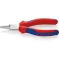Knipex 22 01 125, Nesetang, Kromvanadiumstål, Plast, Rød, 12,5 cm, 75 g