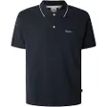 Pepe Jeans for man. PM542101 Hans navy polo shirt (M), Casual, Cotton, Short sleeve