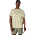 Asics for man. 2011D390 Fijitrail green T-shirt (XL), Casual, Cotton, Short sleeve