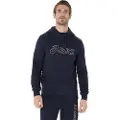 Asics for man. 2031E187 Sweatshirt Logo Oth navy (L), Casual, Sport, Cotton, Multisport, Sustainable