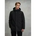 Blauer for man. 25WBLUK03142 Chester removable hooded parka black (S), Casual, Polyester