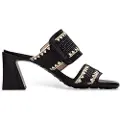 Hispanitas for woman. HV253946 Leather Sandals Miami black (41), 5 to 8 cm, None, Casual, Party