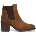 Alpe for woman. 240411 Brown Leyna Leather Ankle Boots (36), 5 to 8 cm, None, Casual