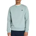 Timberland for man. TB0A2BNKEYM1 Exeter River sweatshirt blue (S), Casual, Cotton