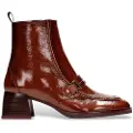 Hispanitas for woman. HI243727 Rio brown leather ankle boots (36), 3 to 5 cm, Zip, Casual