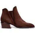 Hispanitas for woman. PHI254383 Brown Verona Leather Ankle Boots (40), 3 to 5 cm, None, Casual