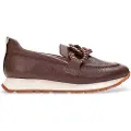 Hispanitas for woman. HI254238 Leather Moccasins Kansas Bolero brown (39), Flat, 1 to 3 cm, None, Casual