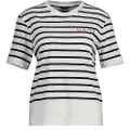 Gant Logo Striped Kortarmet T-skjorte