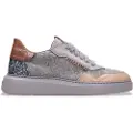 Hispanitas for woman. CHI243516 Urban Leather Sneakers grey (41), 3 to 5 cm, Laces, Casual