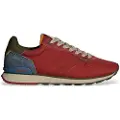 HOFF for man. 22517604 Track & Field leather shoes red (45), Flat, Laces, Casual
