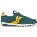 Saucony for man. S70884-11 Leather Sneakers Trainer 80 green (40), Flat, Laces, Casual