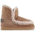 Mou for woman. MU.FW101050A Leather boots Eskimo 18 Glitter Logo brown (37), 5 to 8 cm, None, Casual