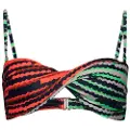 Superdry Vintage Mix Bandeau Bikinitopp