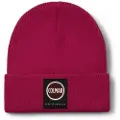 Colmar unisex for kids. 5349 Maroon beanie with turn-up (OSFA), Red, Casual, Acrylic, children's fashion