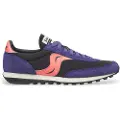 Saucony for man. S70883-6 Leather Sneakers Trainer 80 Original lilac, black (44), Flat, Laces, Casual, Purple