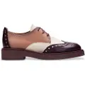 Hispanitas for woman. CHI243519 Classic brown leather shoes (36), Flat, Laces, Casual