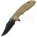 Hinderer 3.5 XM-18 Bowie foldekniv, Magnacut, Battle Black, coyote