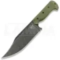 Work Tuff Gear Ranger K329 darkwashed kniv, od green handle with brown liner