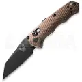 Benchmade Auto Full Immunity foldekniv, flat dark earth aluminum