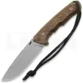 MK Knives & Tools Venn "Camp Ant" kniv, Brown Micarta/OD Green G-10, Blasted