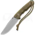MK Knives & Tools Venn "Wood Spirit" kniv, Maple Burl/OD Green G-10, Glass Blasted